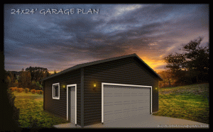 24x24' GARAGE PLAN SET